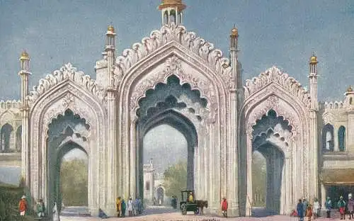 PC42432 Hooseinabad Gateway. Lucknow. Tuck. Öle. Nr. 7236. B. Hopkins