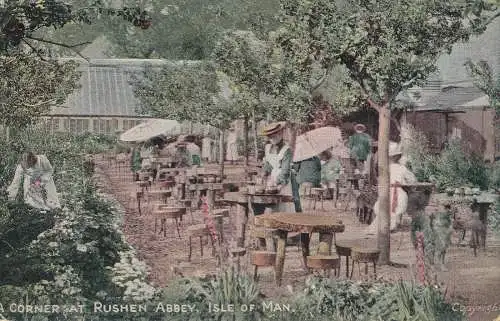 PC42371 Eine Ecke in der Abtei Rushen. Isle of Man. Leberserie. 1906