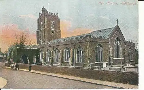 PC44210 Die Kirche. Aldeburgh. Jarrold. Nr. 1662