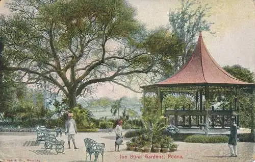 PC43312 The Bund Gardens. Poona. Clifton. 1912. B. Hopkins