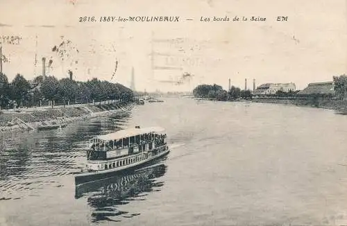 PC41222 Issy les Moulineaux. Die Ränder der Seine. Malcuit. Nr. 2616. 1931. B. H