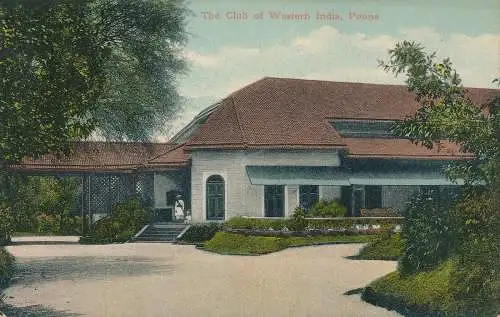 PC43298 Der Club von Westindien. Poona. B. Hopkins