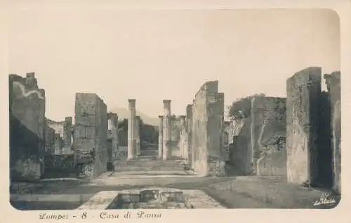 PC41193 Pompei. Haus von Pansa. A. Traldi. B. Hopkins