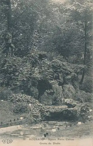 PC43536 Roubaix. Square Pierre Catteau Teufelshöhle. Nr. 58. B. Hopkins