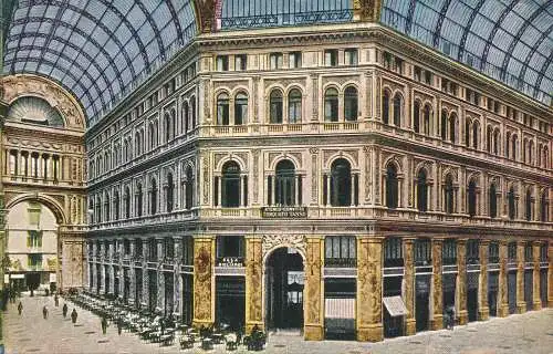 PC41194 Neapel. Galerie Umberto I. V. Karcavallo. B. Hopkins