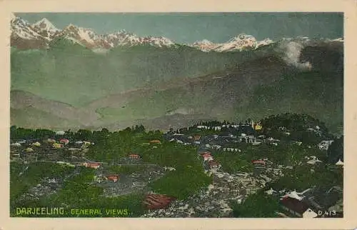 PC43602 Darjeeling. Allgemeine Ansichten. D. Makropolo. B. Hopkins