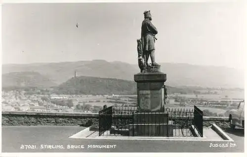 PC44462 Stirling. Bruce Monument. Judges Ltd. Nr. 27021
