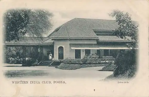 PC43309 Western India Club. Poona. Clifton. B. Hopkins