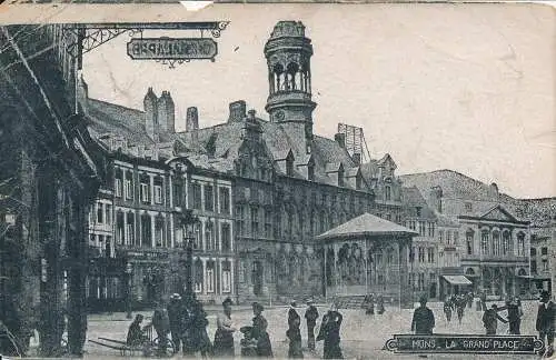 PC43172 Mons. La Grand Place. N. und F. Brux. B. Hopkins