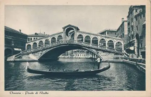 PC43344 Venedig. Rialtobrücke