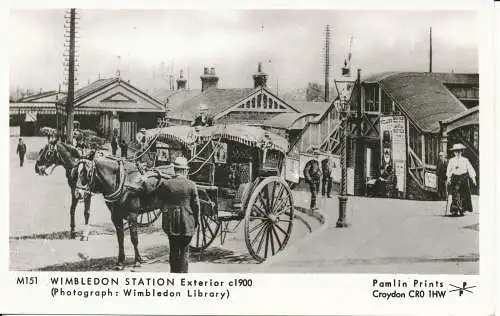 PC45157 Wimbledon-Station. Croydon