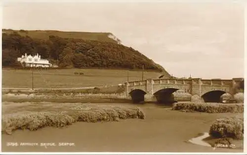 PC44438 Axmouth Brücke. Sitzplatz. Judges Ltd. Nr. 19898