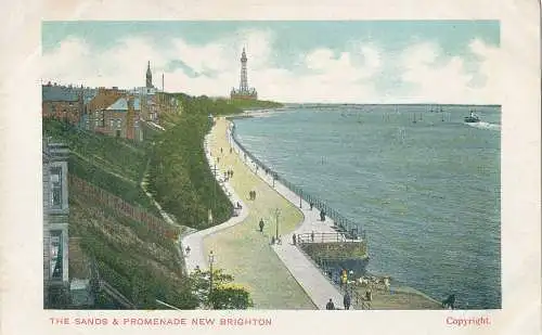 PC45148 The Sands and Promenade New Brighton