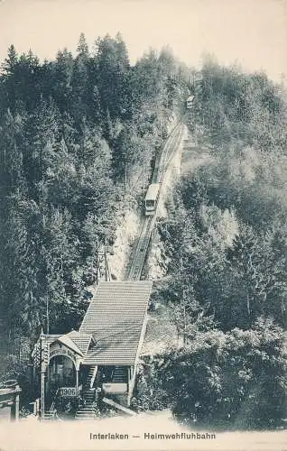 PC44464 Interlaken. Heimwehfluhbahn. R. Gabler