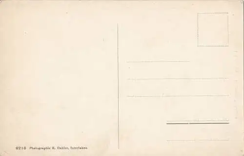 PC44464 Interlaken. Heimwehfluhbahn. R. Gabler