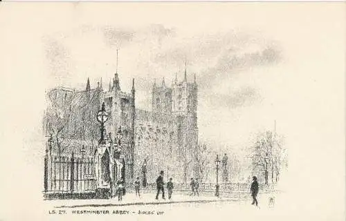 PC44429 Westminster Abbey. Judges Ltd