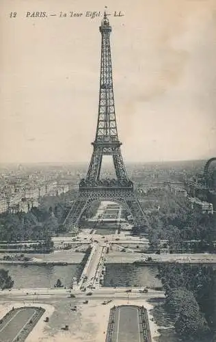 PC43625 Paris. Der Eiffelturm. Levy Fils. Nr. 12. B. Hopkins