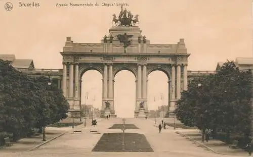 PC43169 Brüssel. Monumentale Arkade des 50-jährigen Jubiläums. Ern. Thill. Nels. B. Ich habe