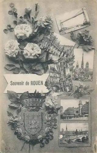 PC43565 Souvenir de Rouen. Zusammen von Nancy. B. Hopkins