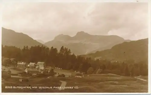 PC44688 Elterwater und Langdale Pikes. Judges Ltd. Nr. 16503