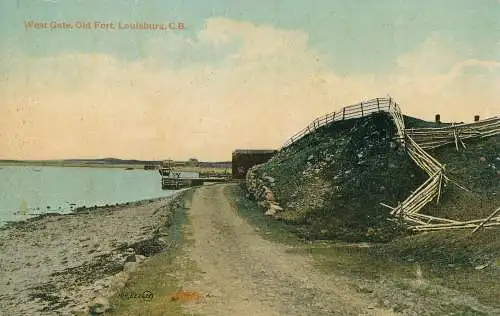 PC44906 West Gate. Alte Festung. Louisburg. C. B. Valentinstag