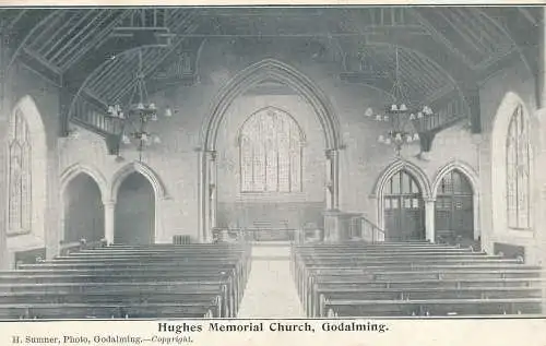 PC44762 Hughes Memorial Church Godalming. H. Sumner