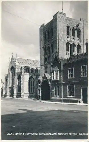 PC44469 Begraben Sie die Kathedrale von St. Edmunds und den normannischen Turm. Judges Ltd. Nr. 26411