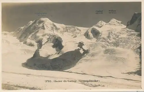 PC43665 Gorner Gletscher. Gornergletscher. Nr. 3793. B. Hopkins