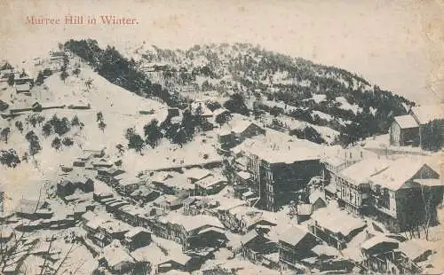 PC43332 Murree Hill im Winter. 1907. B. Hopkins