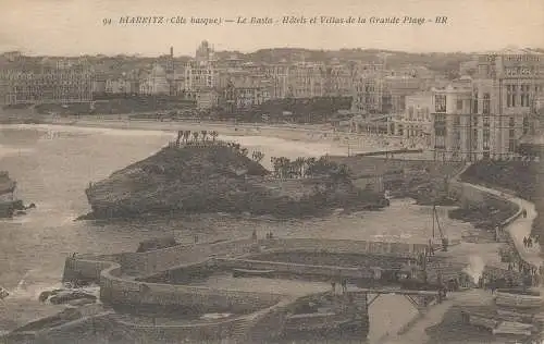 PC43550 Biarritz. Genug davon. Hotels und Villen von Grande Plage. Brüder. Nr. 94. B.