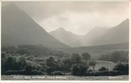 PC44533 Isle of Arran. Glen Sannox. Judges Ltd. Nr. 27677