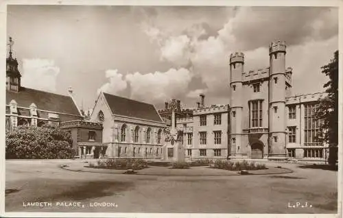 PC44891 Lambeth Palace. London. Valentinstag. RP. 1954