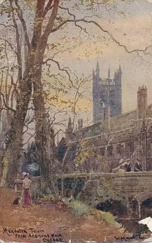 PC41258 Magdalenenturm von Addisons Walk. Oxford. 1910