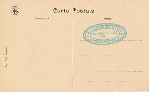 PC43225 Ostende. L Estacade und La Rentree de la Malle. Ern. Thill. Nels. B. Hopk