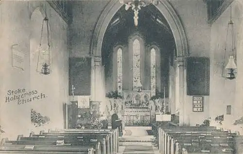 PC45241 Stoke Holycross Kirche. F.L. Coleman