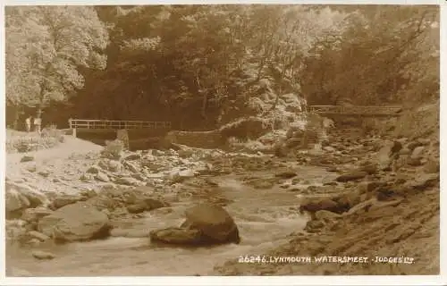 PC44605 Lynmouth. Watersmeet. Judges Ltd. Nr. 26246