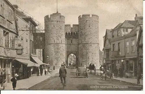 PC45180 The Westgate. Canterbury. Lachs. Sepio. Nr. 1310