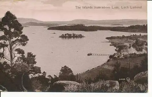 PC45019 Die Inseln von oberhalb von Luxus. Loch Lomond. Valentinstag. Nr. 01228. 1913. B.