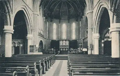 PC44765 Christ Church. Sutton. Holt. 1907