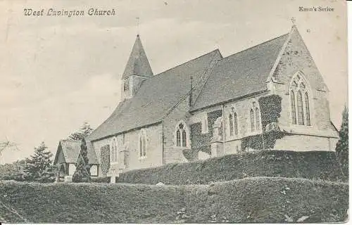 PC45237 West Lavington Church Emms-Serie. 1905