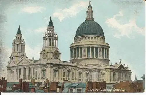 PC45257 St. Paul Cathedral. London. Gordon Smith