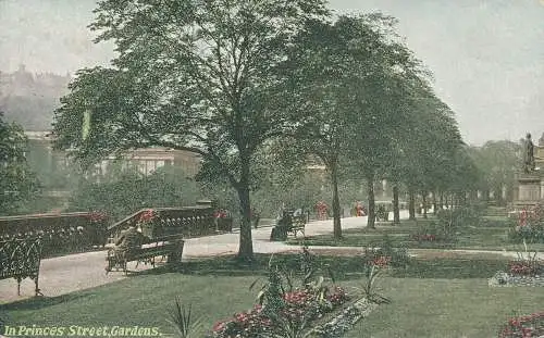 PC45706 in der Princes Street. Gärten. Nimmo. 1904