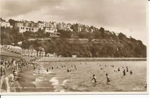 PC45307 Badestrand. Torquay. RP