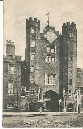 PC45278 St. James Palace. London. Valentinstag. 1915