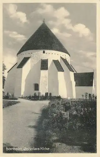 PC46126 Bornholm. Osterlars Kirke. Karl H. Olsens