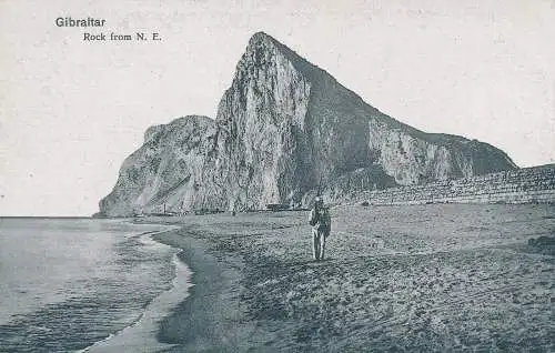 PC46091 Gibraltar. Felsen von N. E. V. B. Cumbo