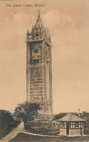 PC45766 Der Cabot Tower. Bristol. Burgess. 1912