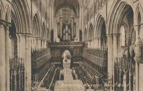 PC45468 Beverley Minster. Westchor. Frith. Nr. 68176