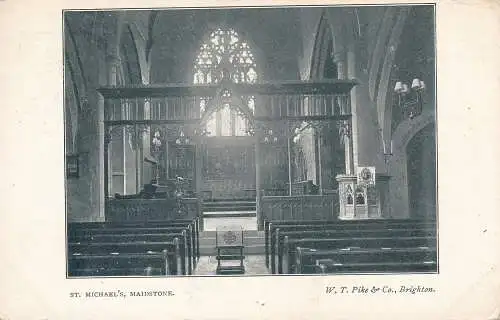 PC45799 St. Michaels. Maidstone. W.T. Pike. 1904