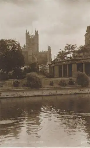 PC44628 Bath Abbey from River. Judges Ltdq